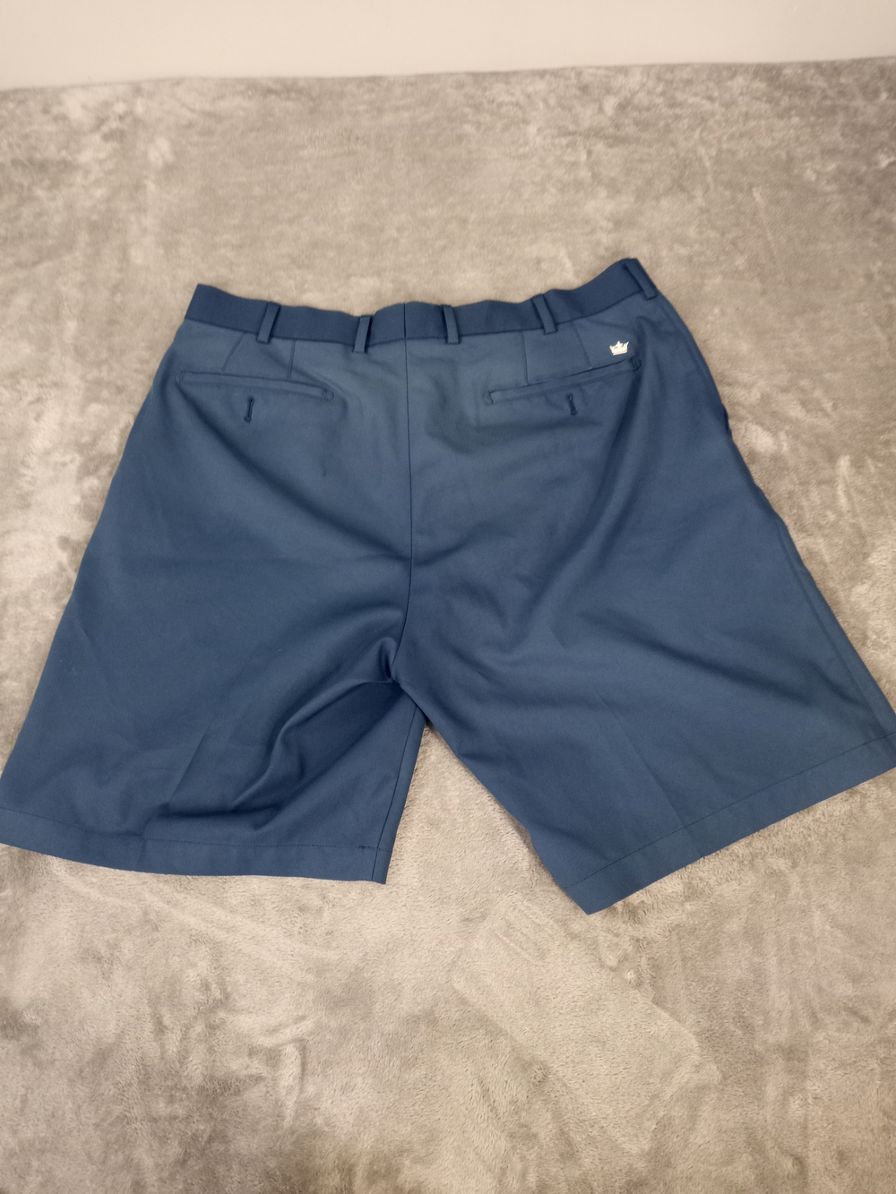 Peter Millar Men's Navy Dress Golf Shorts with Crown Logo Size 35 - Picture 4 of 15